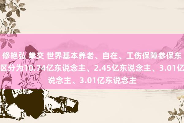 修艳弘 拳交 世界基本养老、自在、工伤保障参保东说念主数区分为10.74亿东说念主、2.45亿东说念主、3.01亿东说念主