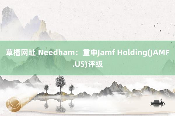 草榴网址 Needham：重申Jamf Holding(JAMF.US)评级